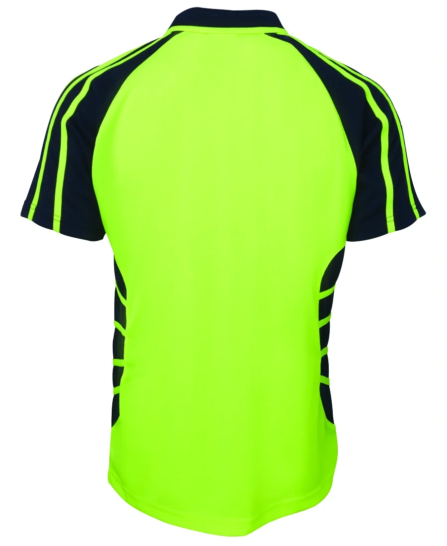 JB's Hi Vis S/S Spider Polo - Image 5