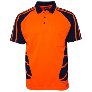 JB's Hi Vis S/S Spider Polo - Thumbnail Image 10
