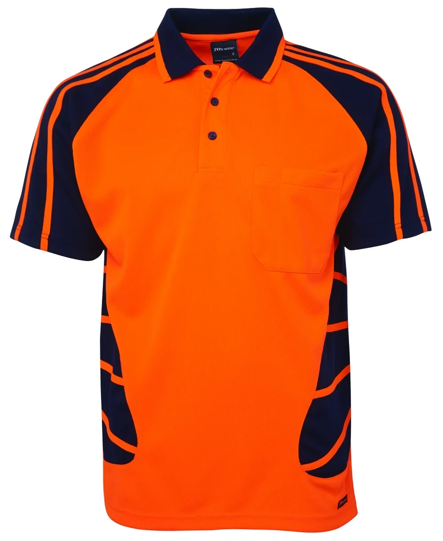 JB's Hi Vis S/S Spider Polo - Image 10