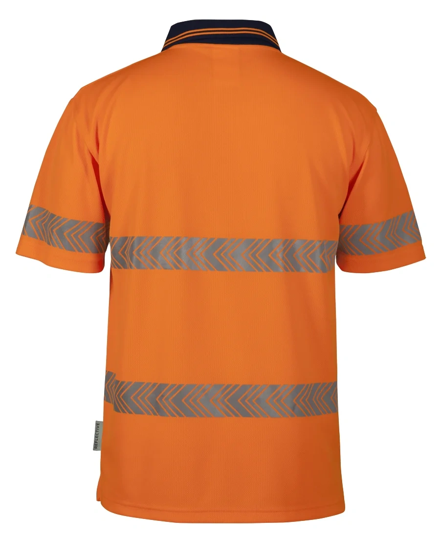JB'S Hi Vis S/S Segmented Tape Polo - Image 5