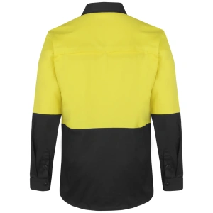 JB'S Hi Vis L/S Stretch Work Shirt - Thumbnail Image 7