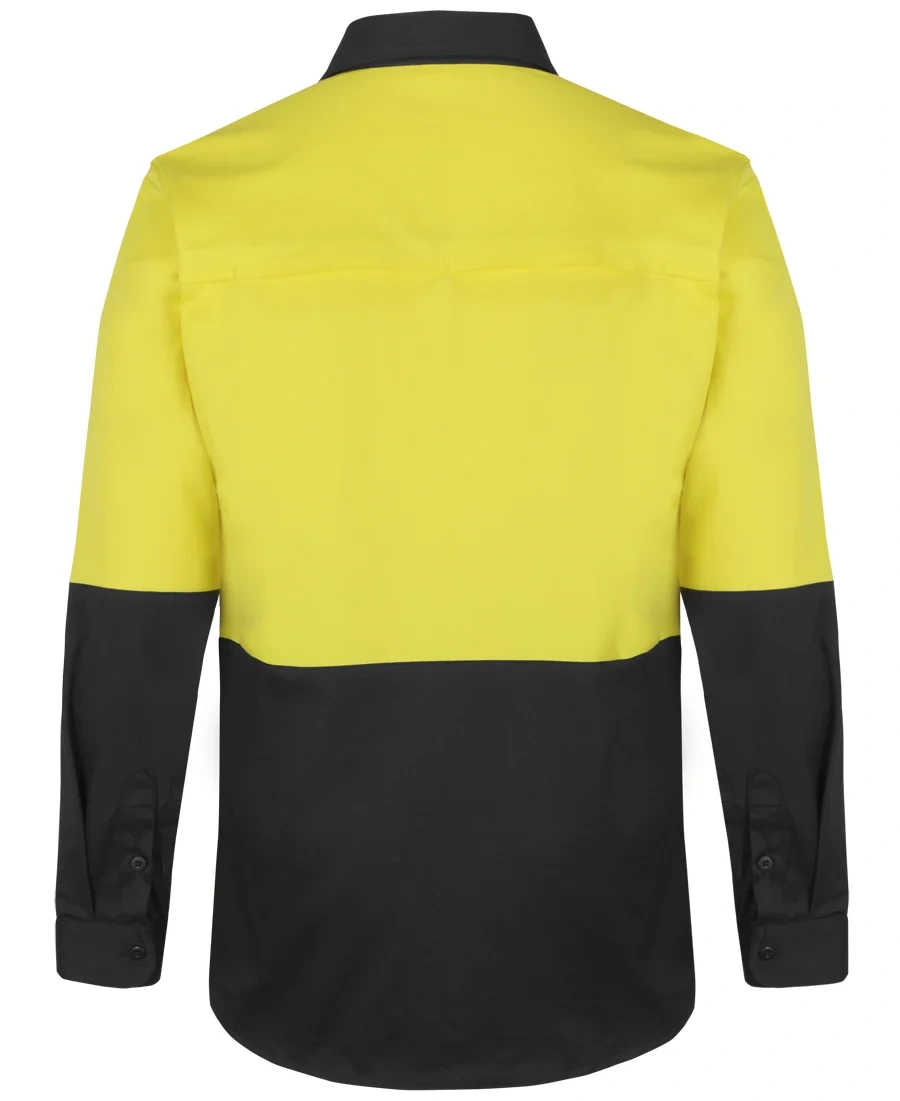 JB'S Hi Vis L/S Stretch Work Shirt - Image 7
