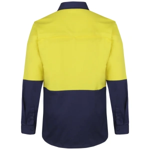 JB'S Hi Vis L/S Stretch Work Shirt - Thumbnail Image 9