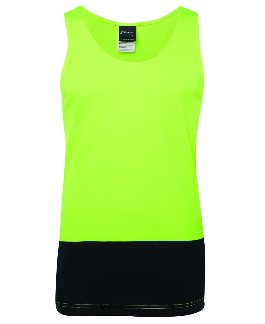 JB's Hi Vis Traditional Singlet - Image 2