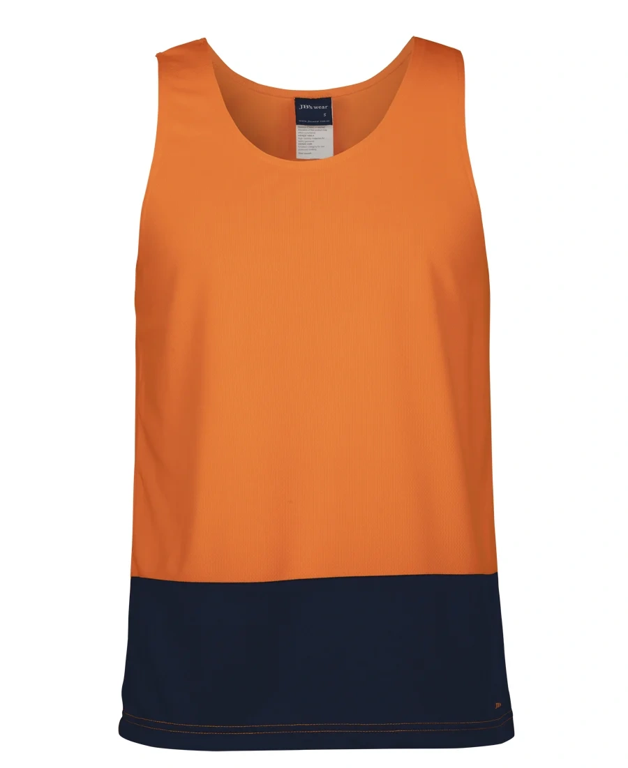 JB's Hi Vis Traditional Singlet - Image 4