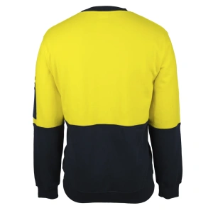 JB's Hi Vis 310 Cotton Crew Neck Fleece - Thumbnail Image 5