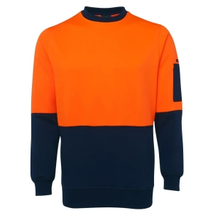 JB's Hi Vis Fleecy Crew - Thumbnail Image 4