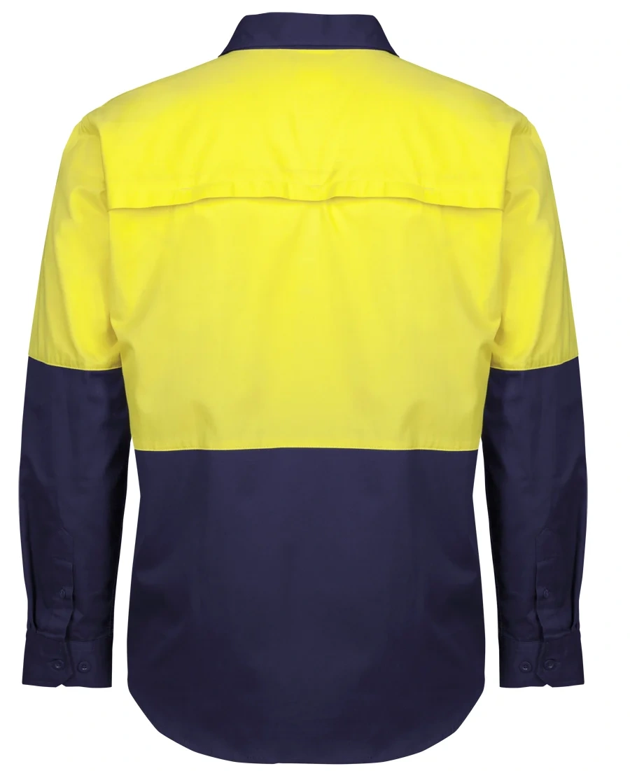 JB's Hi Vis Close Front L/S 150g Work Shirt - Image 5