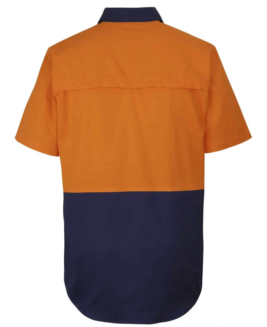 JB's Hi Vis Close Front S/S 150g Work Shirt - Image 3