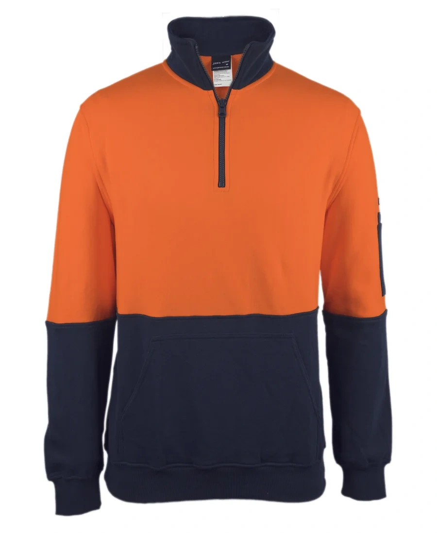 JB's Hi Vis 310 Cotton 1/2 Zip Fleece - Image 2