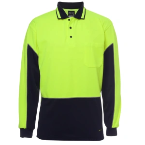 JB's Hi Vis L/S Gap Polo - Thumbnail Image 2
