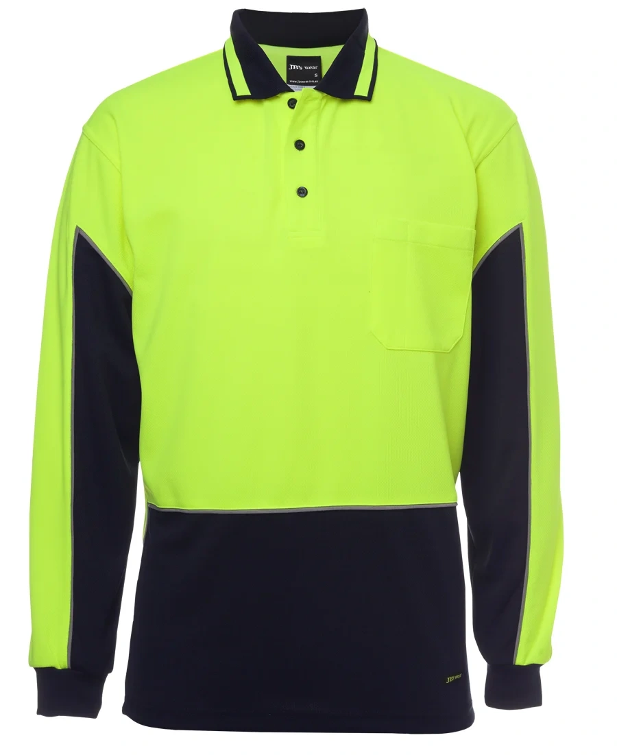 JB's Hi Vis L/S Gap Polo - Image 2