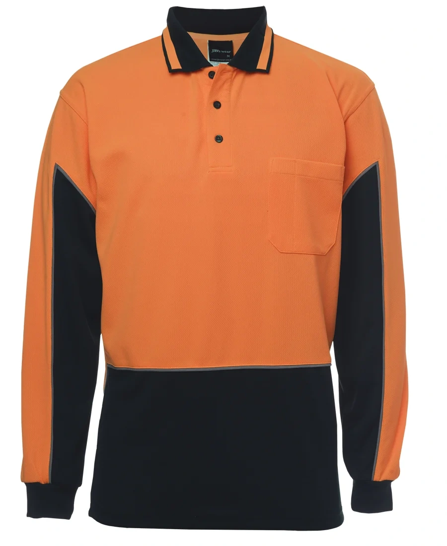 JB's Hi Vis L/S Gap Polo - Image 4