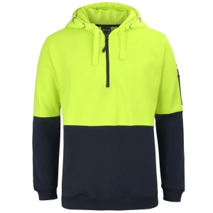 JB's Hi Vis 1/2 Zip Hoodie - Thumbnail Image 2