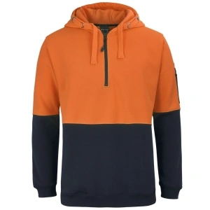 JB's Hi Vis 1/2 Zip Hoodie - Thumbnail Image 4