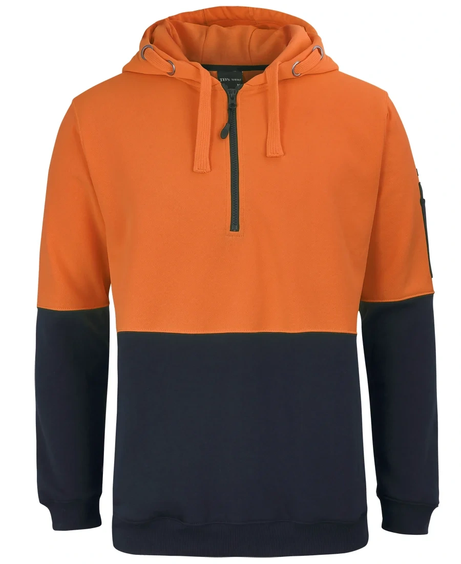 JB's Hi Vis 1/2 Zip Hoodie - Image 4