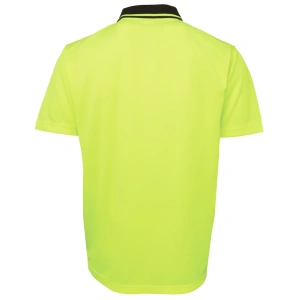 JB's Adults and Kids Hi Vis Non Cuff Traditional Polo - Thumbnail Image 3