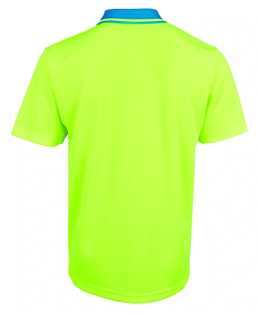 JB's Adults and Kids Hi Vis Non Cuff Traditional Polo - Image 7