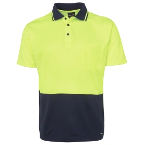 JB's Adults and Kids Hi Vis Non Cuff Traditional Polo - Thumbnail Image 10