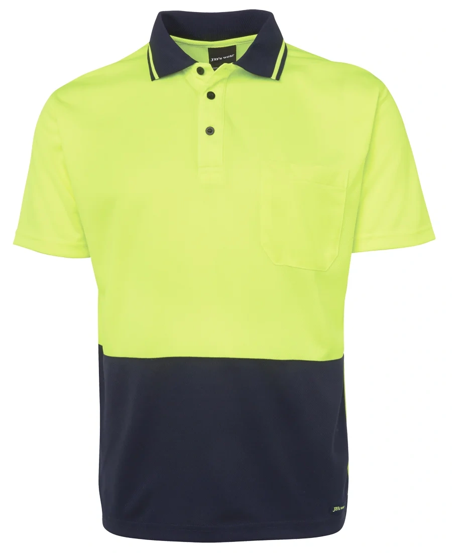 JB's Adults and Kids Hi Vis Non Cuff Traditional Polo - Image 10