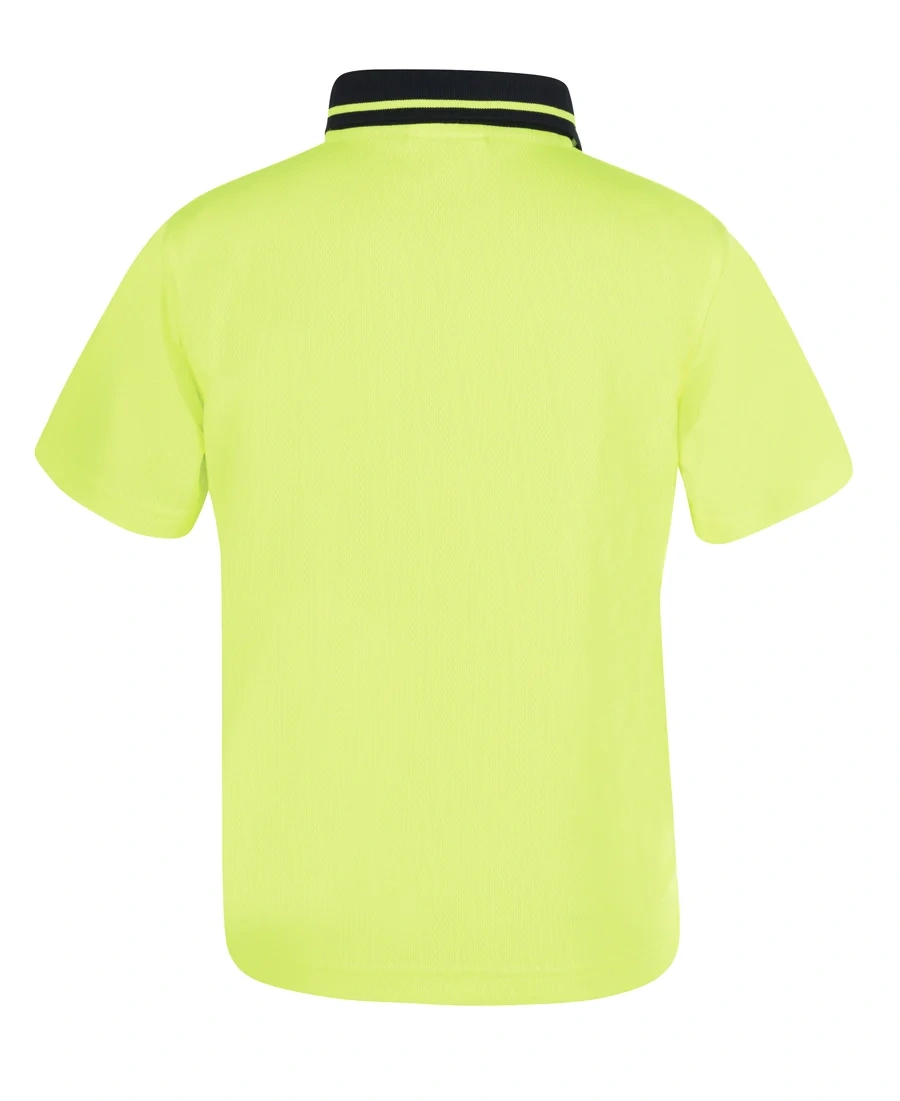 JB's Adults and Kids Hi Vis Non Cuff Traditional Polo - Image 9