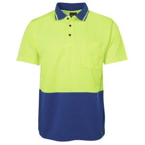 JB's Adults and Kids Hi Vis Non Cuff Traditional Polo - Thumbnail Image 12
