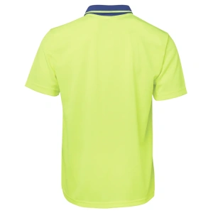 JB's Adults and Kids Hi Vis Non Cuff Traditional Polo - Thumbnail Image 13
