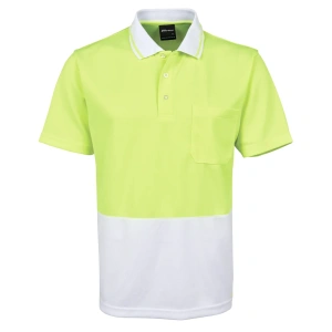 JB's Adults and Kids Hi Vis Non Cuff Traditional Polo - Thumbnail Image 14