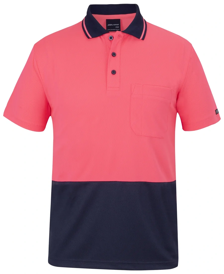 JB's Adults and Kids Hi Vis Non Cuff Traditional Polo - Image 16