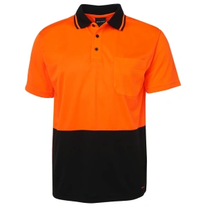 JB's Adults and Kids Hi Vis Non Cuff Traditional Polo - Thumbnail Image 18