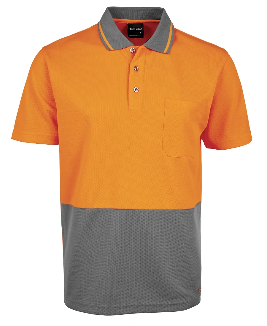 JB's Adults and Kids Hi Vis Non Cuff Traditional Polo - Image 20