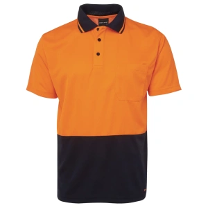JB's Adults and Kids Hi Vis Non Cuff Traditional Polo - Thumbnail Image 24