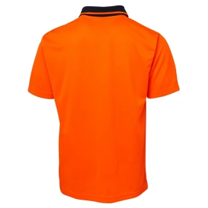 JB's Adults and Kids Hi Vis Non Cuff Traditional Polo - Thumbnail Image 25