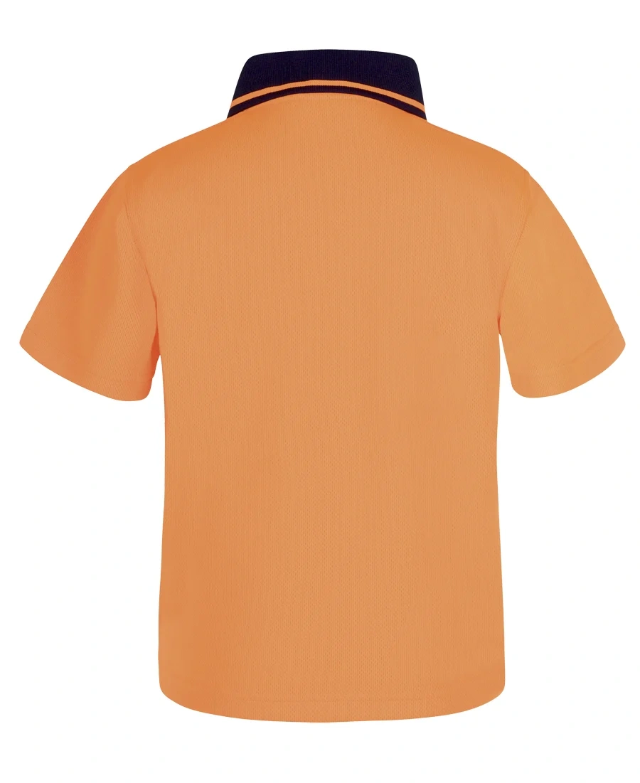 JB's Adults and Kids Hi Vis Non Cuff Traditional Polo - Image 23