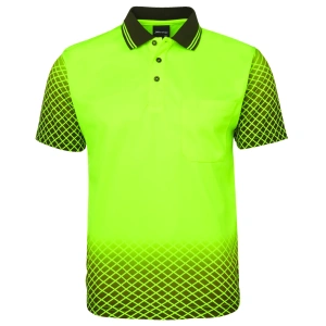 JB's Hi Vis Net Sub Polo - Thumbnail Image 2