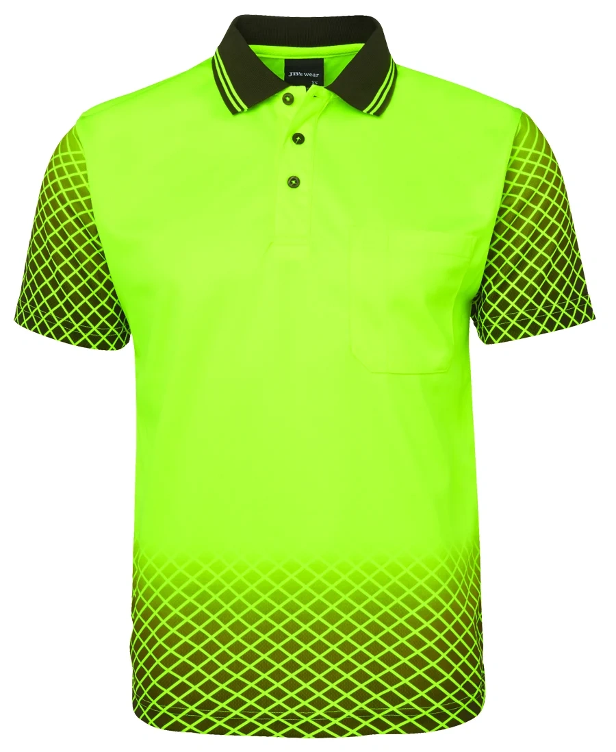 JB's Hi Vis Net Sub Polo - Image 2