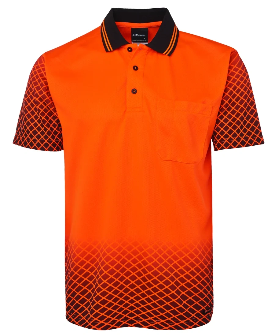 JB's Hi Vis Net Sub Polo - Image 4