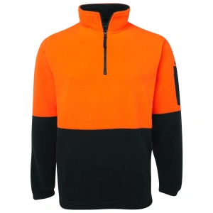 JB's Hi Vis 1/2 Zip Polar Fleece - Thumbnail Image 6