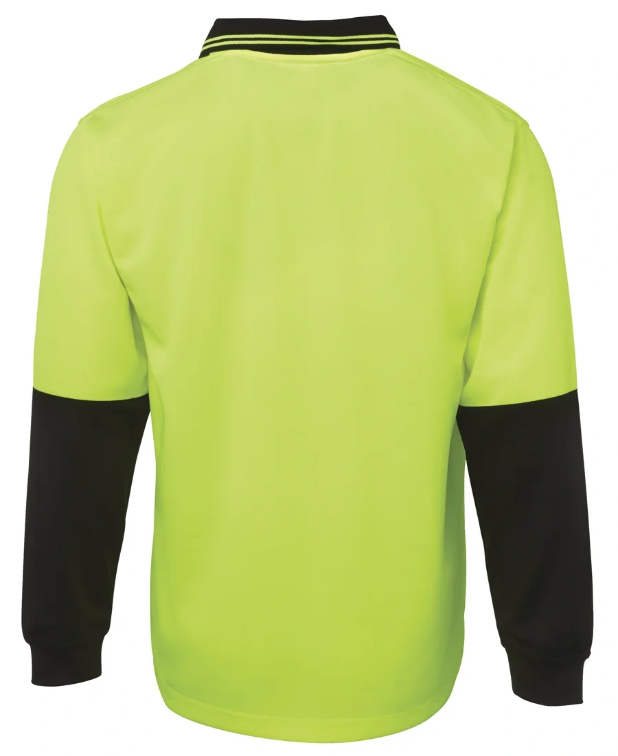 JB's Hi Vis L/S Traditional Polo - Image 3