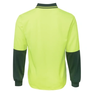 JB's Hi Vis L/S Traditional Polo - Thumbnail Image 5