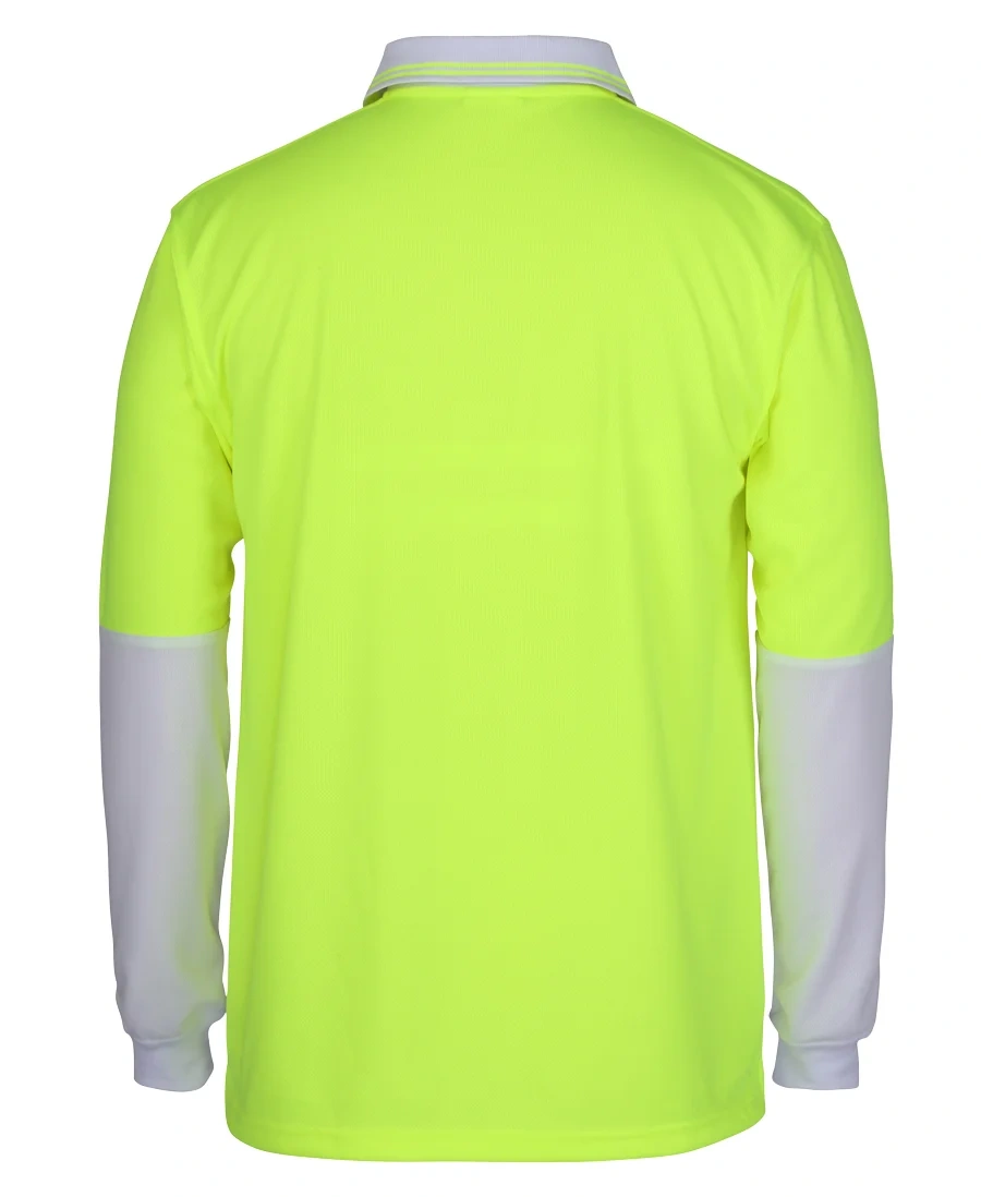 JB's Hi Vis L/S Traditional Polo - Image 11