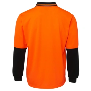 JB's Hi Vis L/S Traditional Polo - Thumbnail Image 13