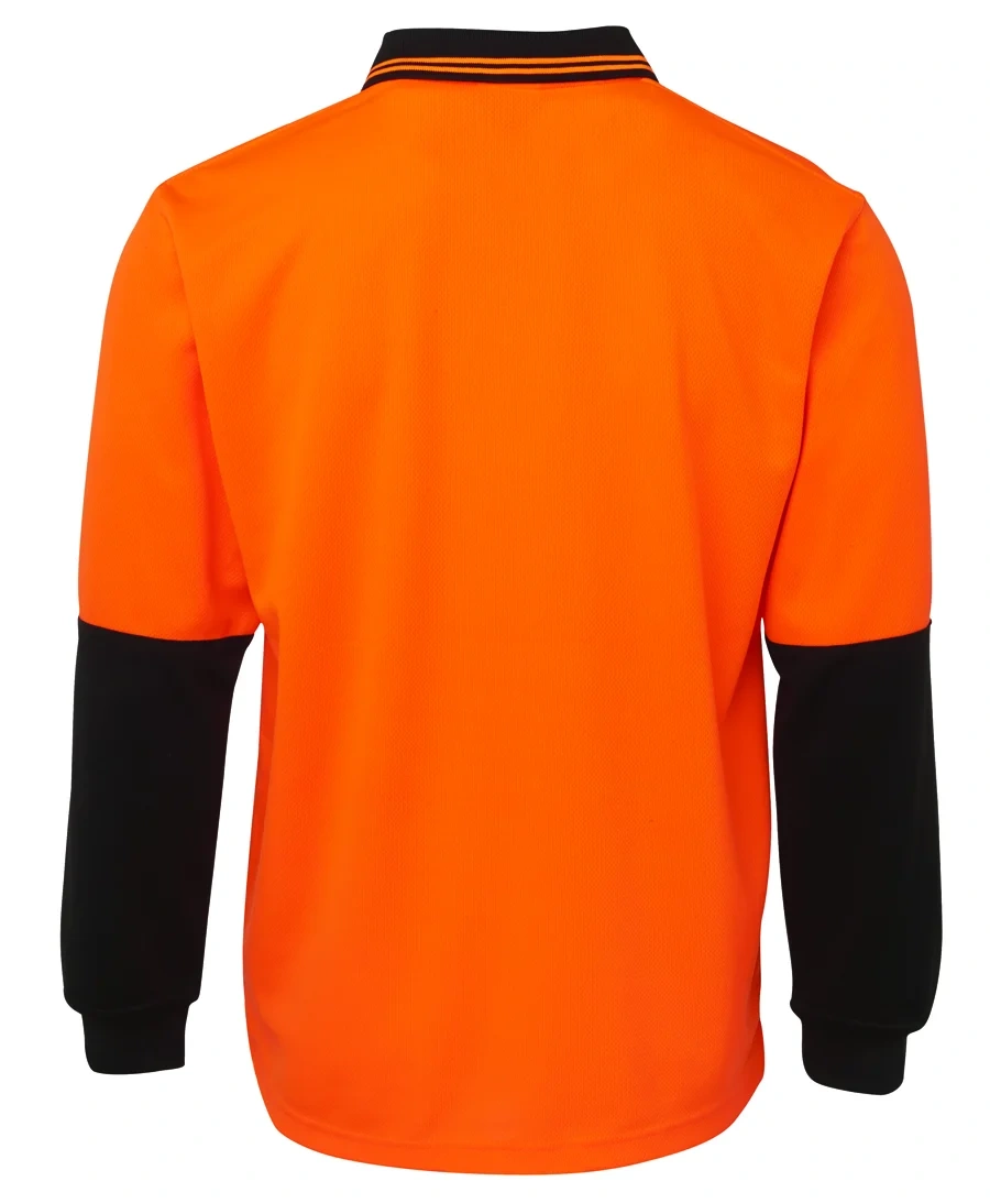 JB's Hi Vis L/S Traditional Polo - Image 13
