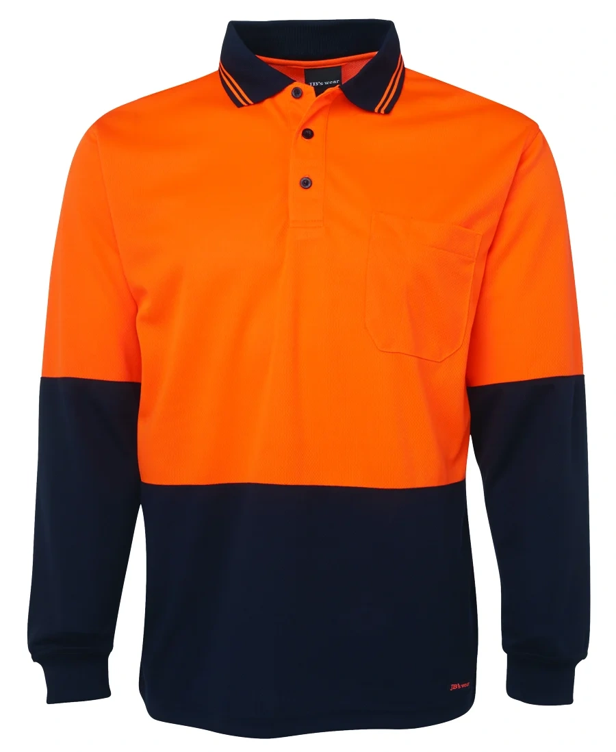 JB's Hi Vis L/S Traditional Polo - Image 14