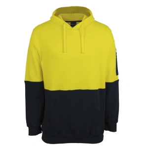JB's Hi Vis 310 Cotton Pull Over Hoodie - Thumbnail Image 4