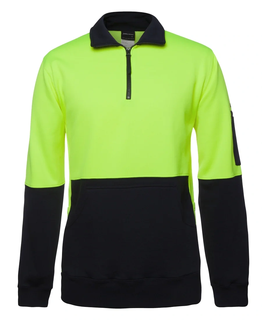 JB's Hi Vis 330G 1/2 Zip Fleece - Image 2