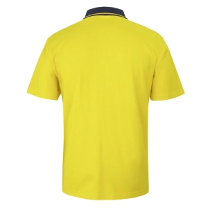 JB's Hi Vis S/S Cotton Pique Trad Polo - Thumbnail Image 5