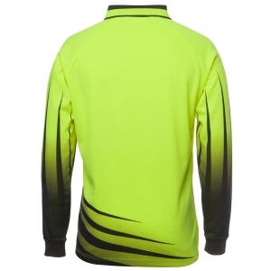 JB's Hi Vis L/S Rippa Sub Polo - Thumbnail Image 3