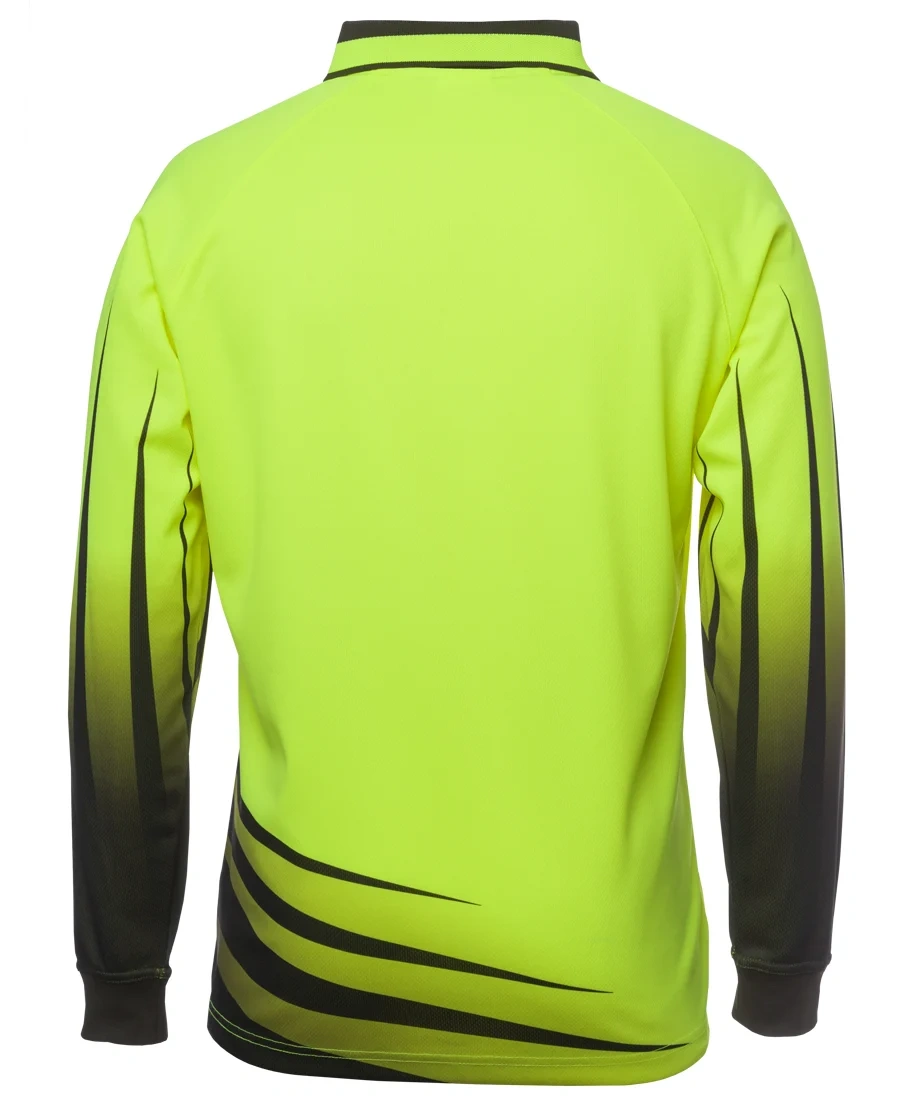 JB's Hi Vis L/S Rippa Sub Polo - Image 3