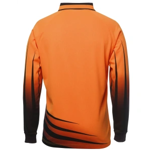 JB's Hi Vis L/S Rippa Sub Polo - Thumbnail Image 5